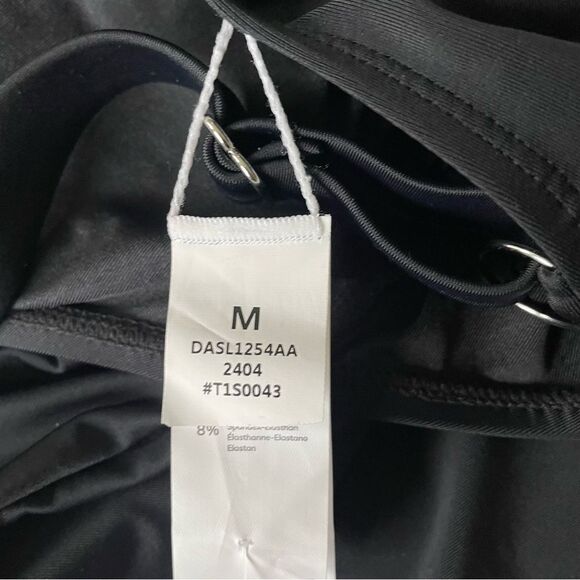 Cupshe NWT Black One Piece Bathing Suit Women’s Size Medium M - Picture 3 of 8